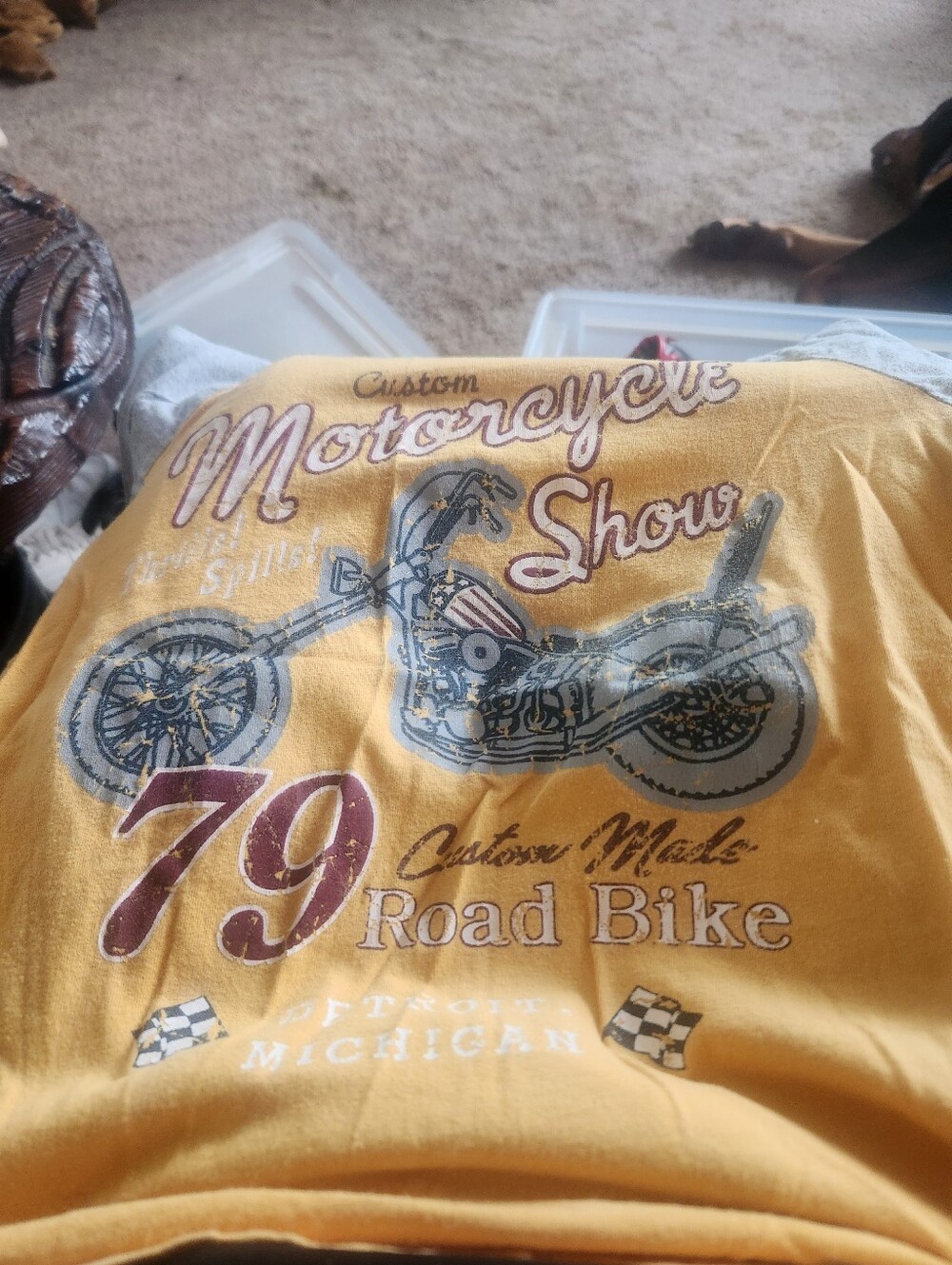 greendog Yellow Motorcycle Show Graphic Tee